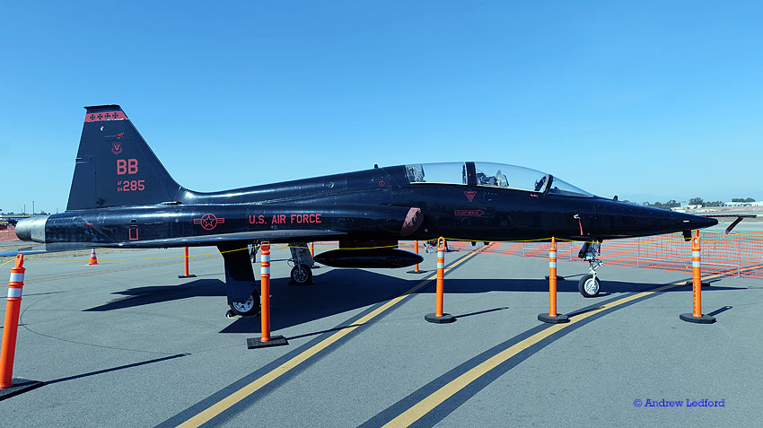 US Air Force Jet Trainer 100 year anniversary Long Beach Airport CA