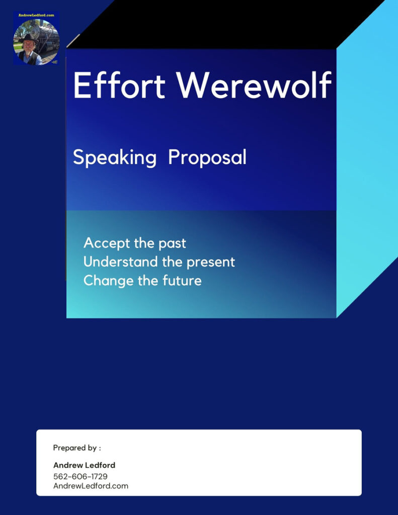 Effort Werewolf Speaking Proposal