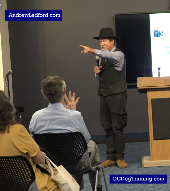 Public Speaker Somatic Dog training