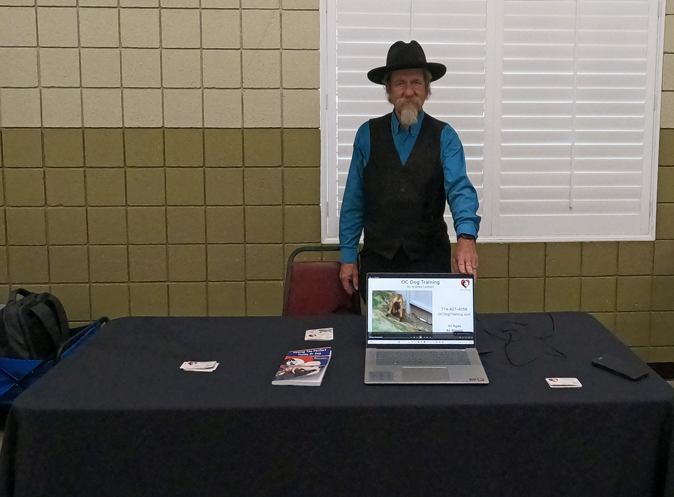 Andrew At Table Fall Prevention Talk 9-26