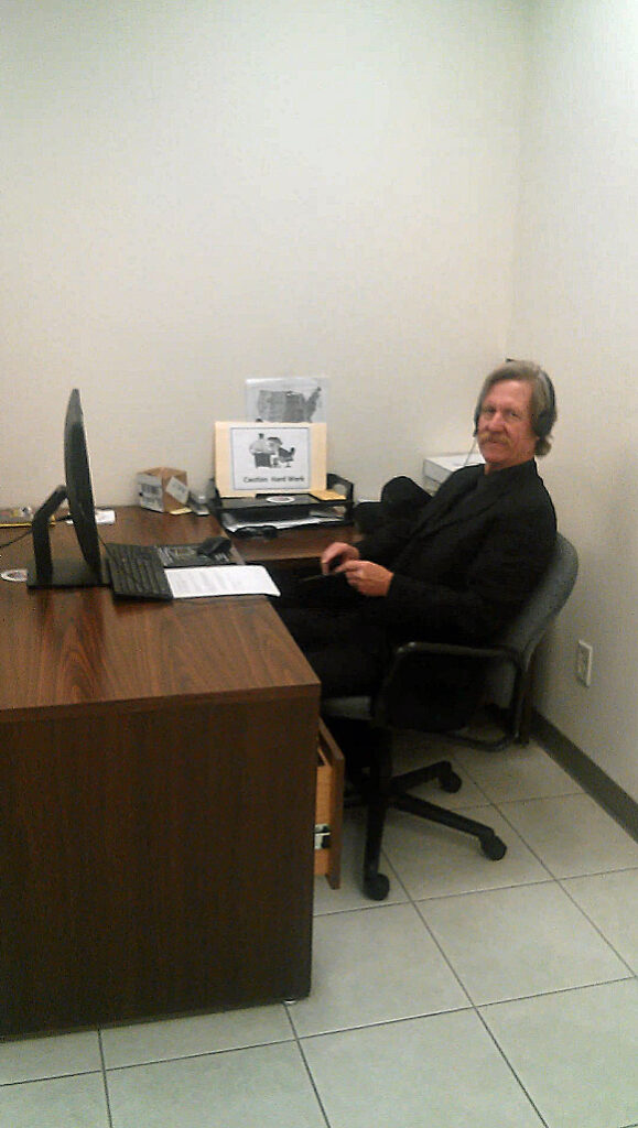 Andrew doing phone sales